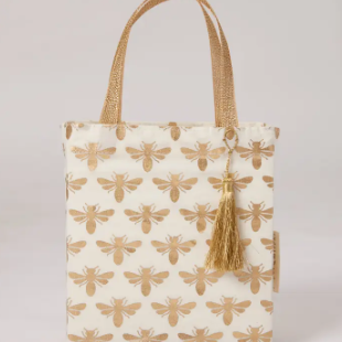 Reusable Fabric Gift Bag, Medium, Tote Style