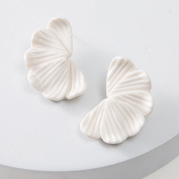 Porcelain Petal Earring