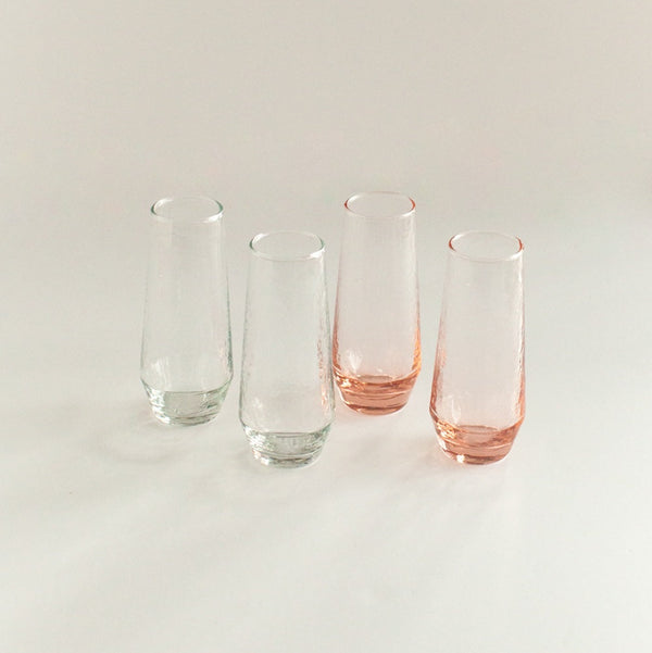 Stemless Champagne Flutes