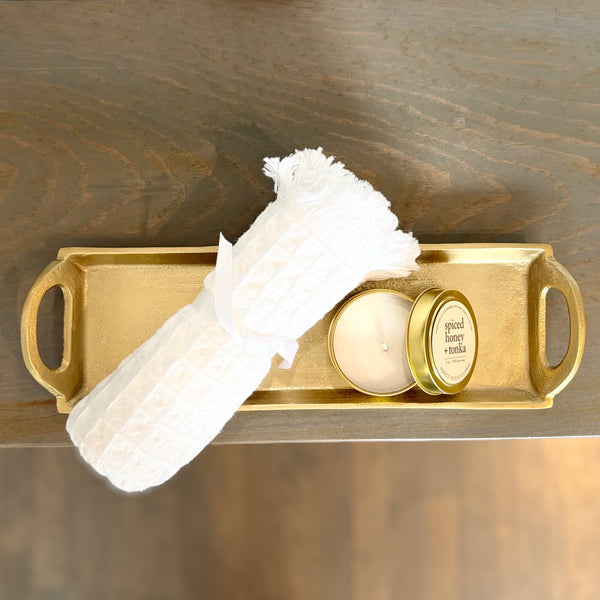 Gold Rectangular Tray
