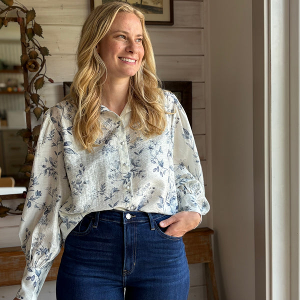 Jasmine Floral Blouse