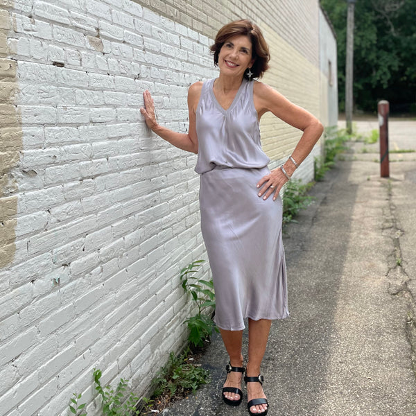 Doris Silky Slip Skirt