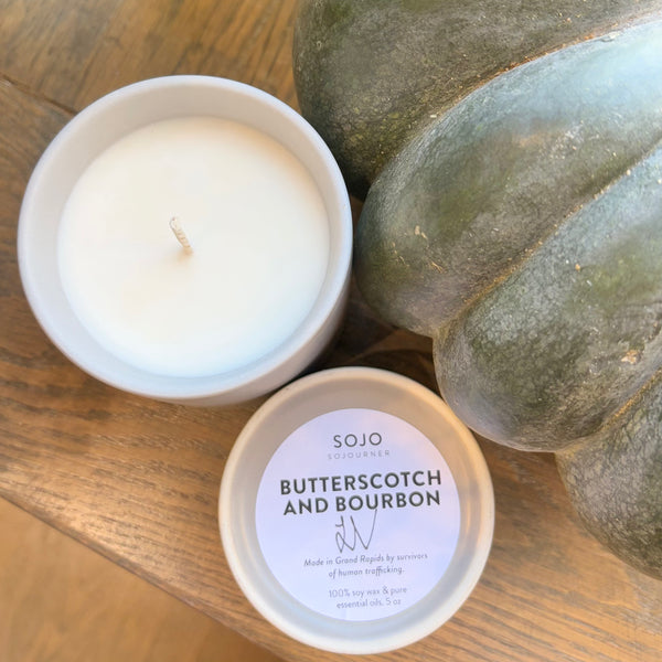 Butterscotch & Bourbon, 12oz candle