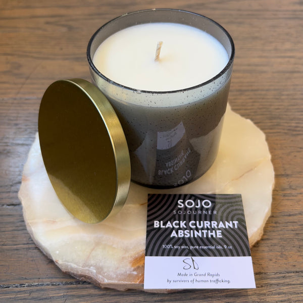 Black Currant Absinthe Luxury Candle