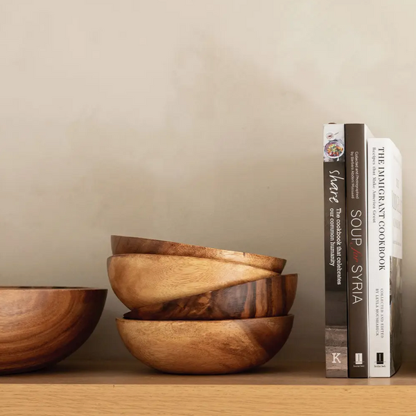 Acacia Wood Salad Bowl