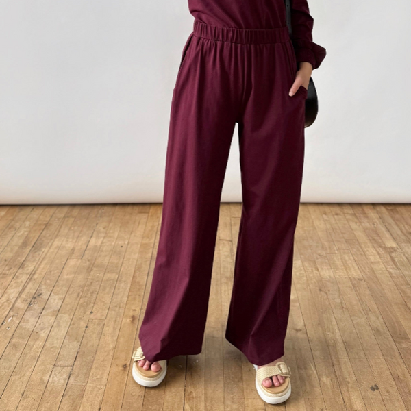 Ellie pants, Merlot