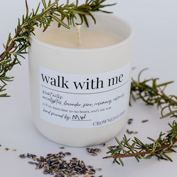 Walk With Me Candle - 10 oz