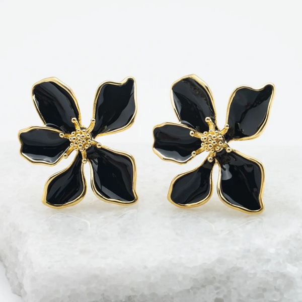 Midnight Bloom Earrings