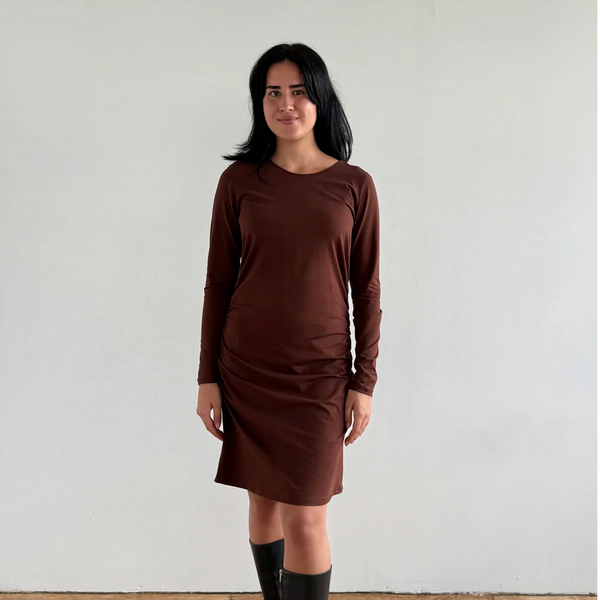 Vienna dress, Burnt Cedar