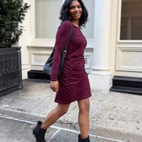 Vienna dress, Merlot