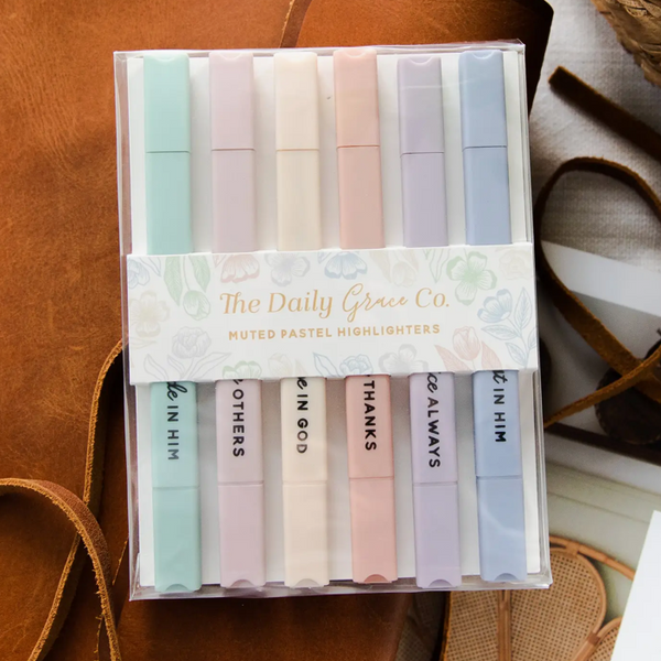 Muted Pastel Highlighters
