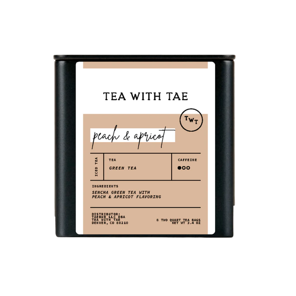 Peach & Apricot Green Iced Tea Gift Tin