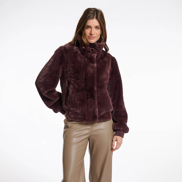 Ambra Short Faux Fur Jacket