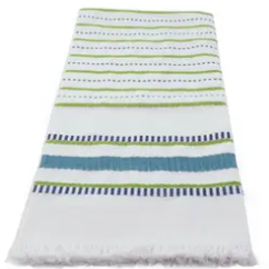 Peacock Seaside Stripe Towel