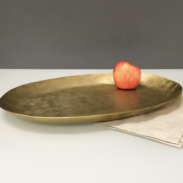 Large Oval Etched Tray