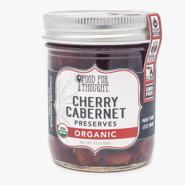 Organic Cherry Cabernet Preserves