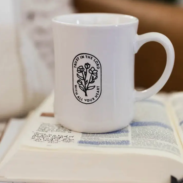 Trust in the Lord Oval Mug
