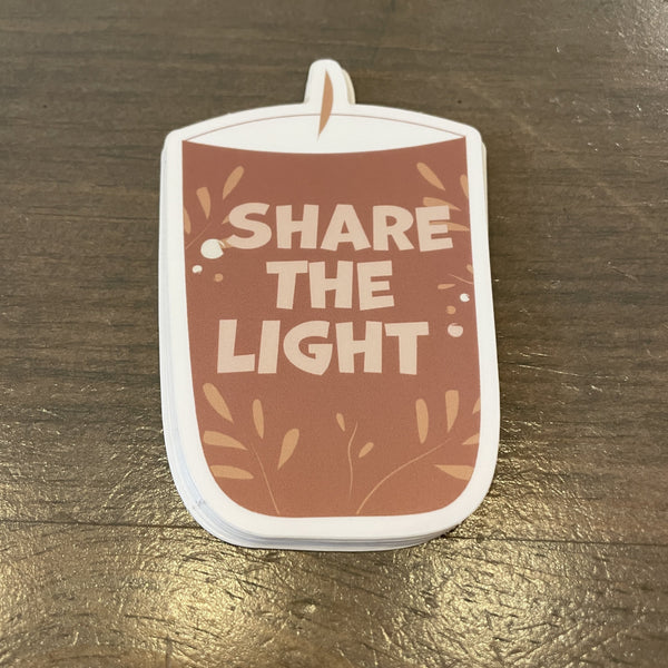 Stickers-Home and Body-Mercy House Global-Share The Light-Adored Boutique